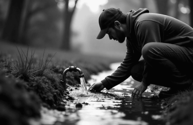 how to locate an underground water leak