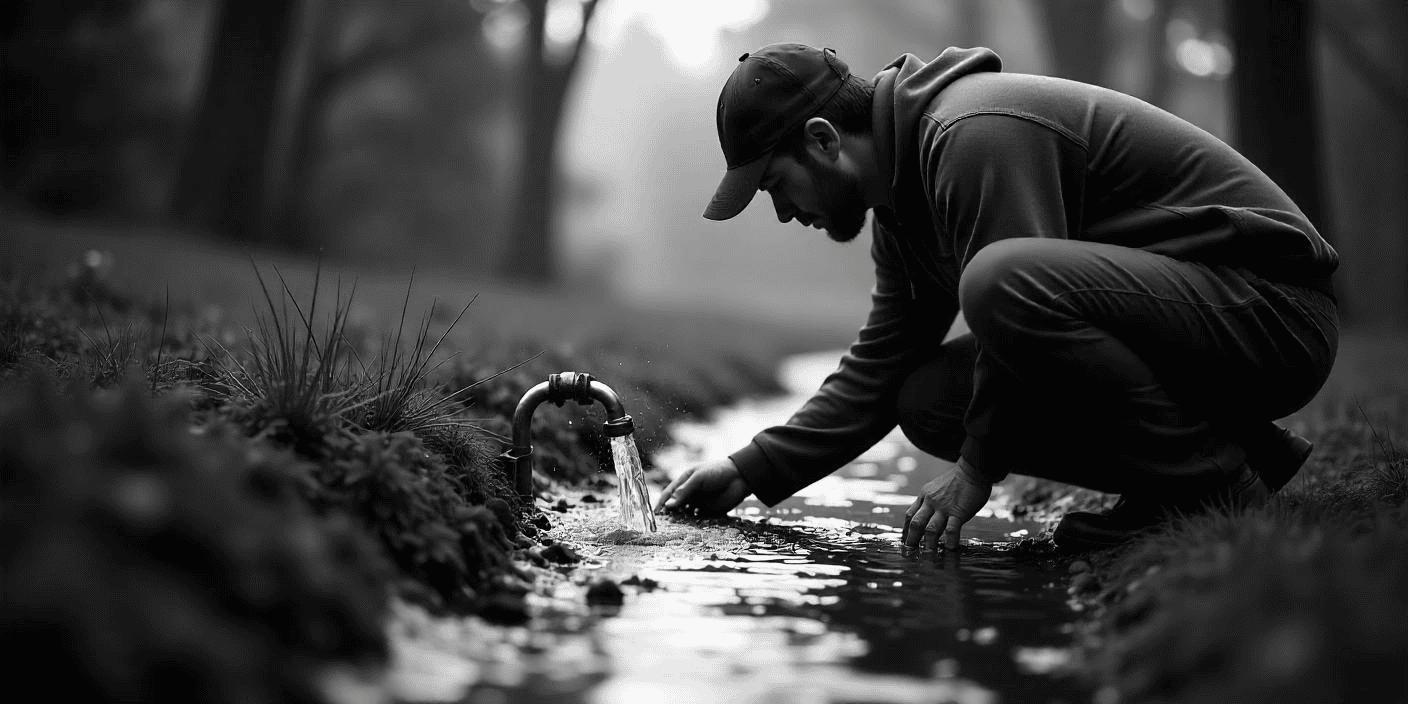 how to locate an underground water leak